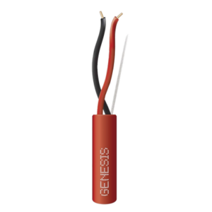 Carrete de Cable 2 x 18 AWG FPLR para Incendio y Voceo / 305 mts / Resistente a la Luz Solar / Sin Blindaje