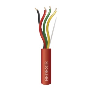 Carrete de cable 4 x 18 AWG FPLR para Incendio / 305 mts / Resistente a la Luz Solar / Sin Blindaje / Para Aplicaciones