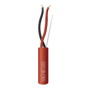 Carrete de Cable 2 x 14 AWG FPLR para Incendio y Voceo / 305 mts / Resistente a la Luz Solar / Sin Blindaje / Uso Interi