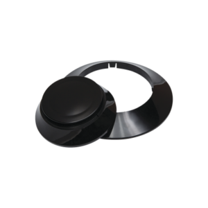 Kit de 10 Anillos y 10 Cubiertas Color Negro para Detectores de Humo, de Calor y Duales Fire-Lite, IDP y SK.