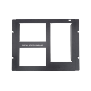 Placa de 2 Fila para DVC / Color Negro