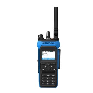 Radio portátil MOTOTRBO R7Ex de dos vías con certificación ATEX