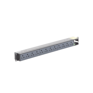 PDU Básico para Distribución de Energía, Enchufe de Entrada NEMA 5-15P, Con 12 Contactos NEMA 5-20R, Instalación Horizon