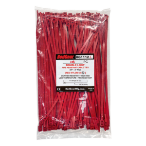 Amarre Universal RedGear de Doble Bucle para Sujetar Cable de Detección Lineal de Calor (LHD) / Útil para Montar sobre T