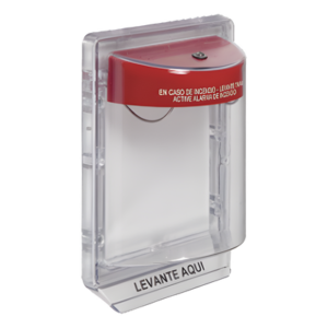 Stopper II® de Policarbonato Super Resistente / sin Sirena / Montaje a Ras / Español