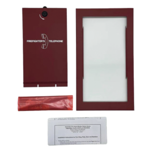 Puerta con cerradura para montaje en superficie