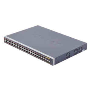 Switch Administrable de 48-Puertos 10/100/1000T 802.3at PoE + 4-Puertos 100/1000BASE-X SFP / 440W