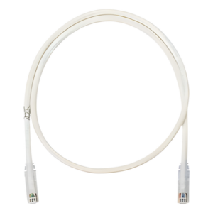 Cable de parcheo UTP Categoría 6, con plug modular en cada extremo - 3 m. - Blanco mate