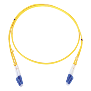 Jumper de Fibra Óptica Monomodo LC/LC Duplex de 1 metro