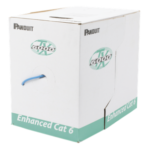 Bobina de Cable UTP 305 m. de Cobre, TX6000™ PanNet, Reelex, Azul, Categoría 6 Mejorado (23 AWG), LSZH (Bajo Humo, Cero
