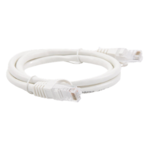 Cable de parcheo UTP Cat6 - 1 m - blanco