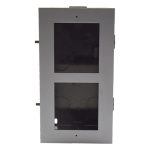 Base de 2 Espacios para EMPOTRAR Módulos de Videoporteros Hikvision