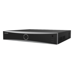 NVR 12 Megapixel (4K) / 32 canales IP / AcuSense (Evita Falsas Alarmas) / Reconocimiento Facial / 4 Bahías de Disco Duro