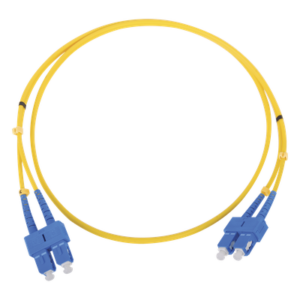 Jumper de Fibra Óptica Monomodo SC/SC Duplex de 1 metro