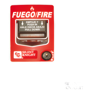 Estación Manual de Emergencia de Doble Acción Convencional / Restablecimiento con Cerradura / Compatible con cualquier P