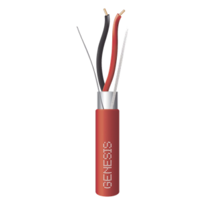 Carrete de Cable 2 x 18 AWG FPLR para Incendio y Evacuación / 305 mts / Resistente a la Luz Solar / Con Blindaje / Uso I